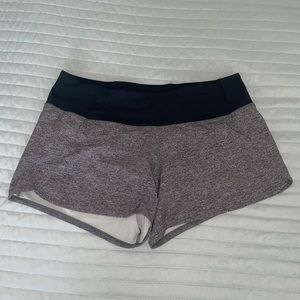 Lululemon Speed-Up Shorts. 2.5” inseam.